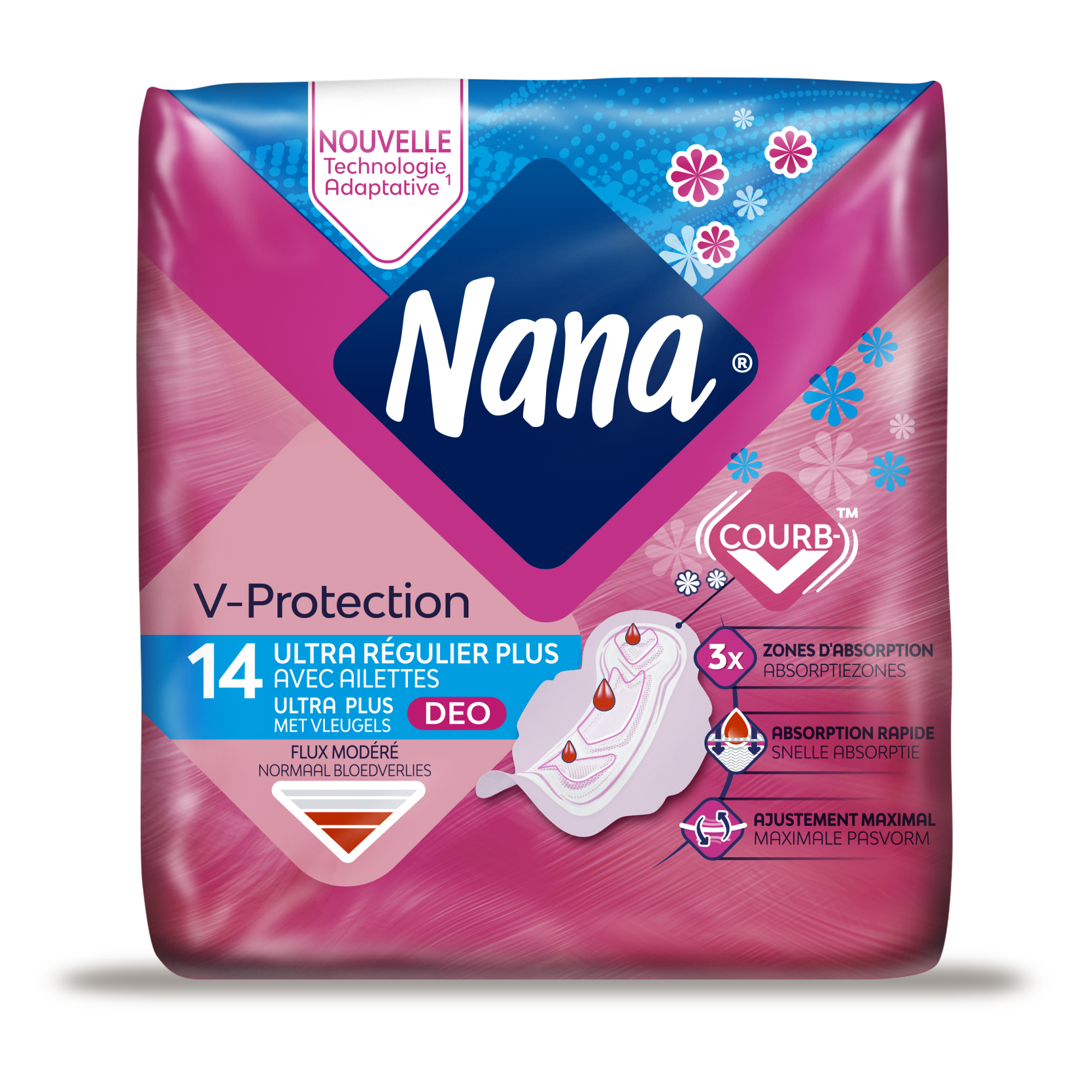 Ultra Regular maandverband Plus Deo